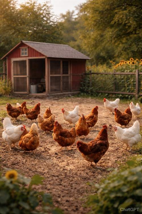 ニワトリを飼い始めて最初の1か月で期待できること